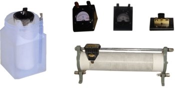 Determination of  internal resistance of a cell using voltmeter & ammeter  (C.R.)