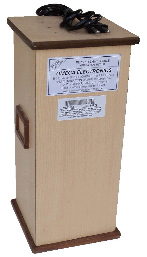 Mercury Lamp with Transformer & Wooden Box