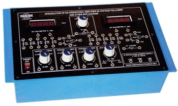Introduction of an operational amplifier as a voltage follower