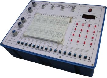 Digital Logic Trainer (TTL)/Logic Trainer Board (Based on 74 series) with Power Supply and 1 Meter (C.R.)